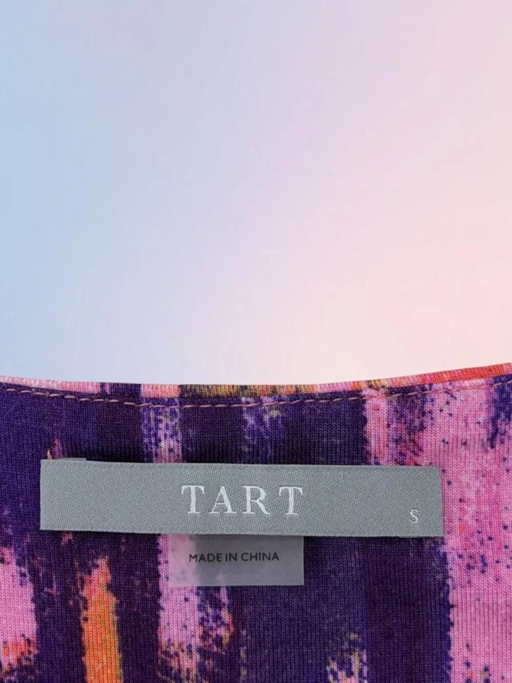 Tart Collections NWT Purple & Pink Ruched Side Bodycon Midi Dress S